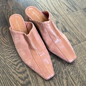 Bruno Menegatti Brown/Tan Suede Mule